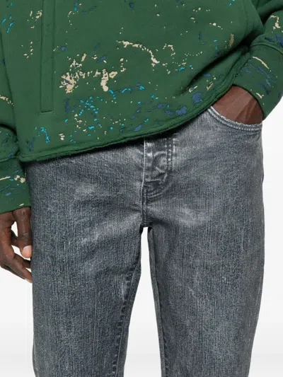 Purple Brand Acid-wash Jeans In Blue