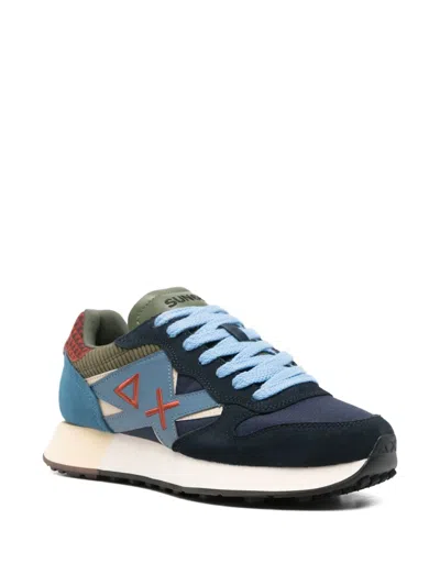 Sun 68 Sun68 Jaki Winter Sneakers In Blue