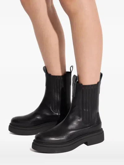 Paul Smith Elastic-panel Boots In Black