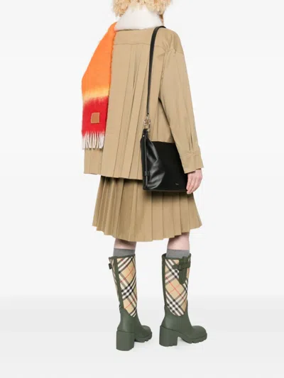 Furla Rectangular Black Handbag With Adjustable Strap In Black