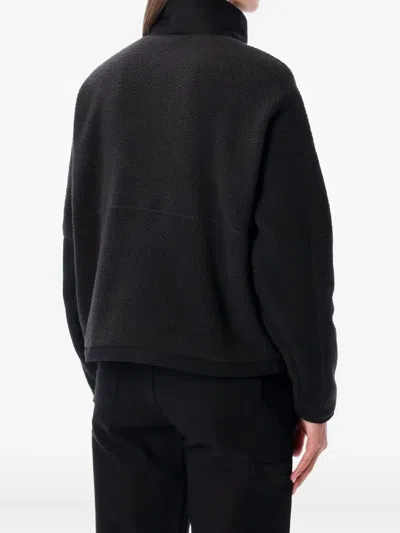 The North Face Full Zip Jacket High Collar In Black