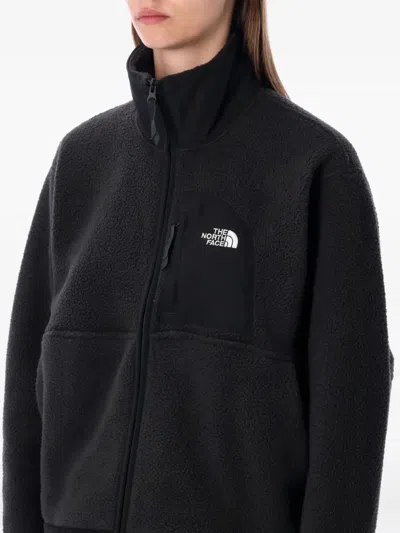The North Face Full Zip Jacket High Collar In Black