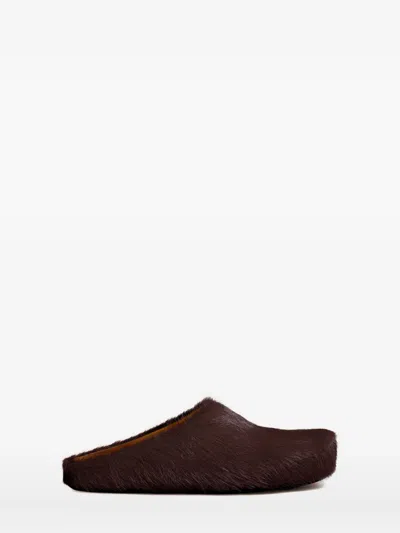 Marni Fussbett Mules In Brown