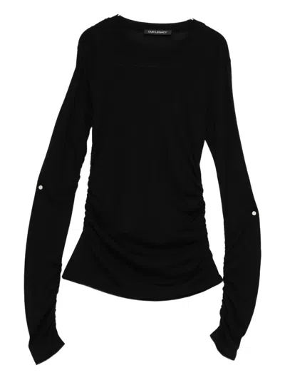 Our Legacy Strain Slim Longsleeve Clothing In Black