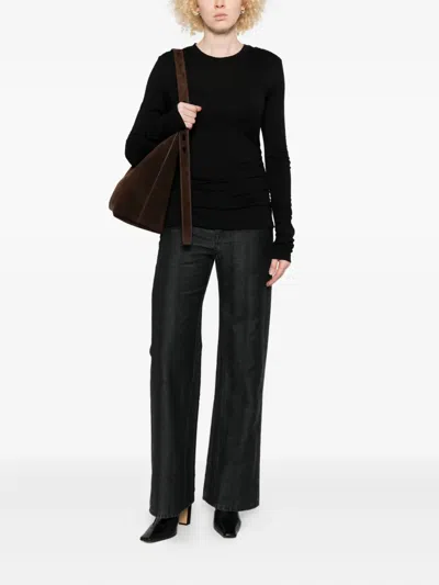 Our Legacy Strain Slim Longsleeve Clothing In Black