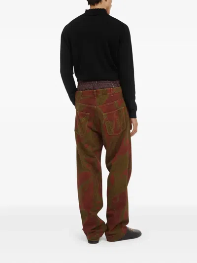 Vivienne Westwood Long Sleeve Mock Neck Knit Sweater In Black