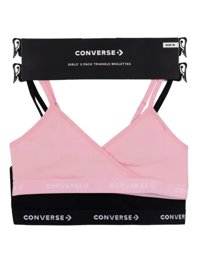 Converse Wrap Bralette (pack Of Two) In Multi