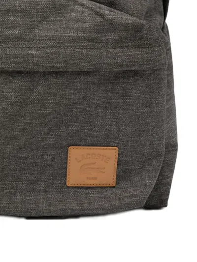 Lacoste Croc Backpack In Gray