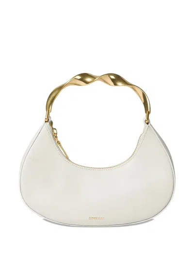 Simkhai Nixi Twist Tote Bag In White
