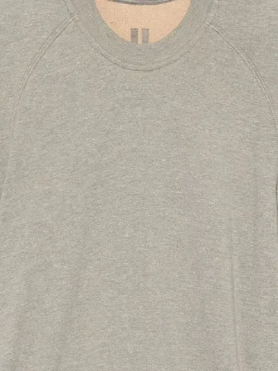 Rick Owens Drkshdw Gray Concordians Tecsweat Sweatshirt In Gray