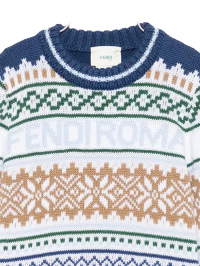 费尔岛式LOGO毛衣