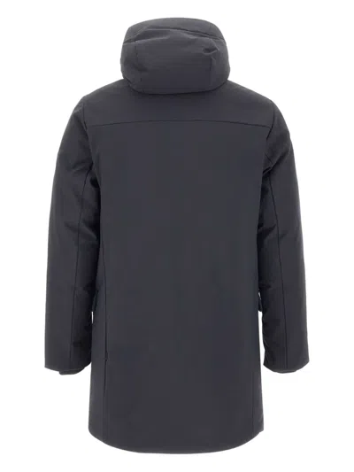 Save The Duck Functional Long-sleeve Jacket With Hood In Black