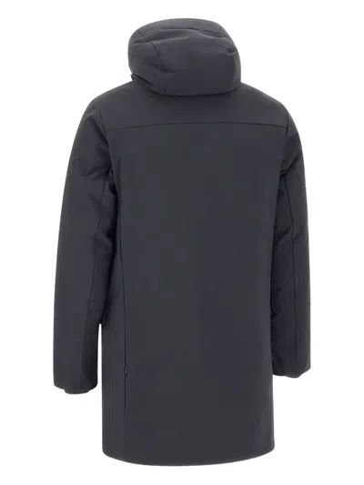 Save The Duck Functional Long-sleeve Jacket With Hood In Black