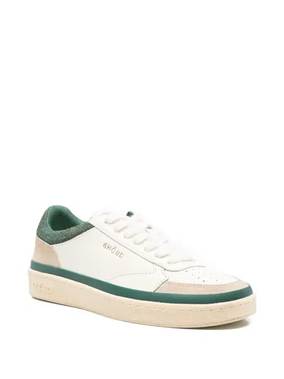 Ghoud Ghōud Pads Brushed Low Sneakers In White