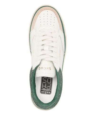 Ghoud Ghōud Pads Brushed Low Sneakers In White