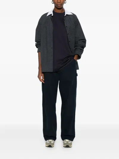 Snow Peak Crew-neck Short-sleeve T-shirt In Blue