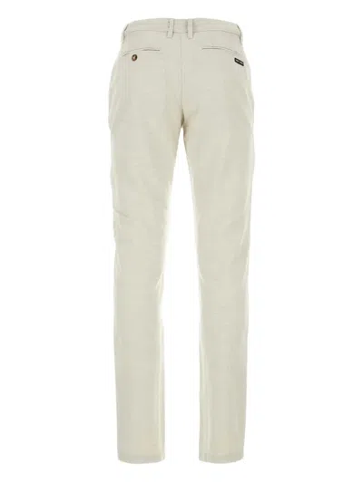 Saint James Blend Waist Pant With Slant And Slit Pockets In Neutral