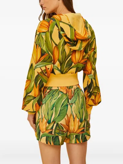 Farm Rio Floral-print Elastic-waist Shorts In Multi