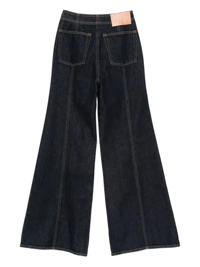 Ulla Johnson Trimmed Jeans In Black