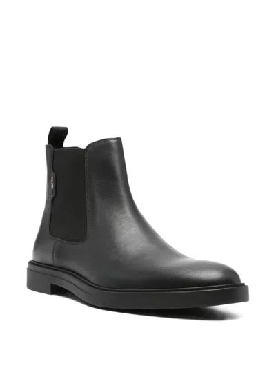 Hugo Boss Boss Calev Chelsea Boot In Black