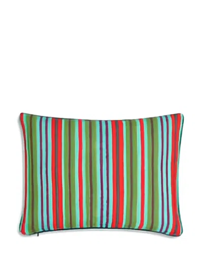 Lisa Corti 'royal Palace' Rectangular Cushion In Red