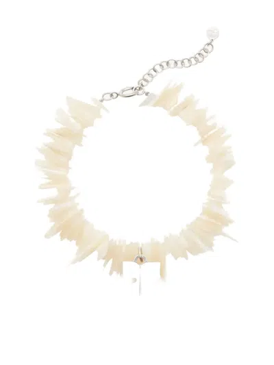 Courrèges Spike Bracelet In Neutral