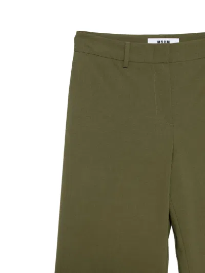 Msgm Pantalón Casual - Verde In Green