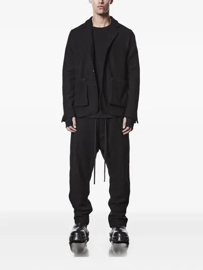 Thom Krom Patch Pocket Wool Jacket In Black