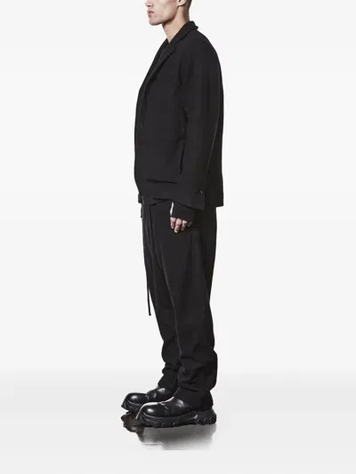 Thom Krom Patch Pocket Wool Jacket In Black