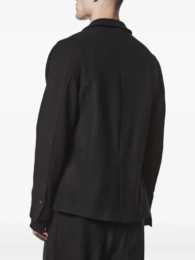 Thom Krom Patch Pocket Wool Jacket In Black