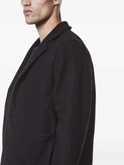 Thom Krom Patch Pocket Wool Jacket In Black