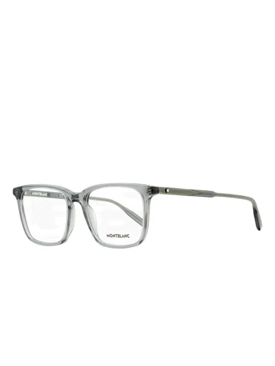 Montblanc Rectangular-frame Glasses In Gray