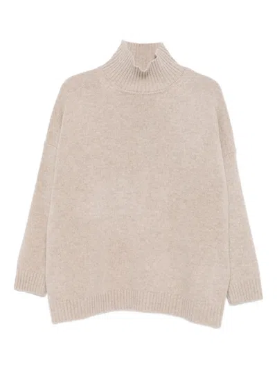 Weekend Max Mara Drop-shoulder Sweater In Neutral