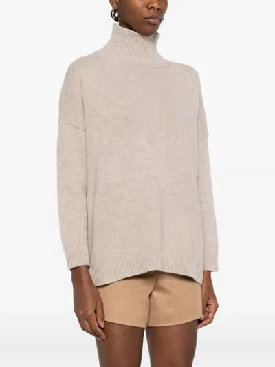 Weekend Max Mara Drop-shoulder Sweater In Neutral