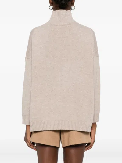 Weekend Max Mara Drop-shoulder Sweater In Neutral