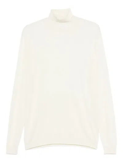 Lardini Turtleneck Sweater In White