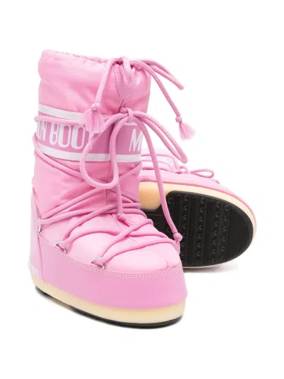 Moon Boot Icon Boots In Pink