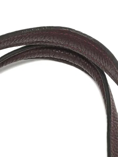 Pre-owned Coach Vintage Leather Shoulder Bag In Purple