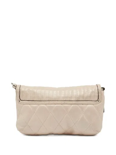 Pre-owned Coach Vintage Leather Crossbody Bag In Neutral