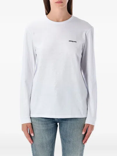 Patagonia White Logo T-shirt In White