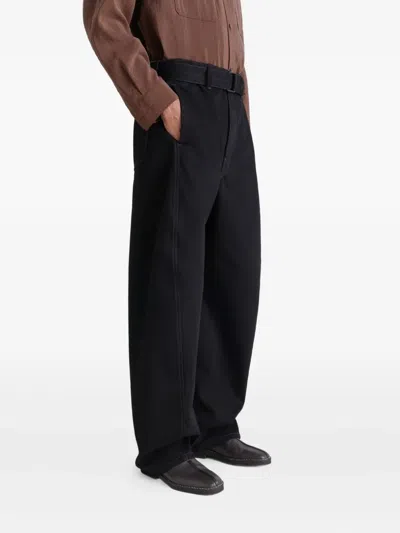 Lemaire Piped Square-toe Loafers In Multi