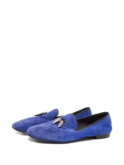 Pre-owned Giuseppe Zanotti Vintage Kevin Loafers In Blue