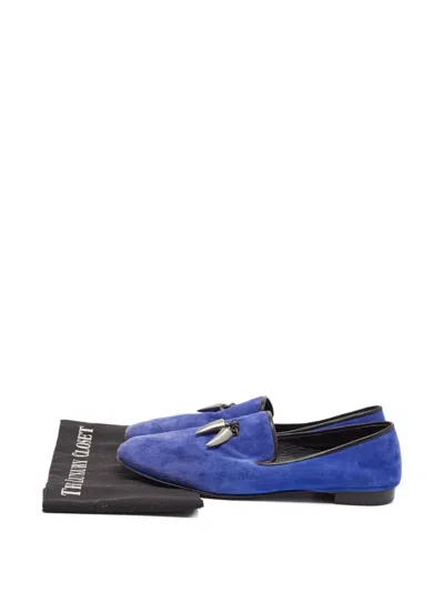 Pre-owned Giuseppe Zanotti Vintage Kevin Loafers In Blue