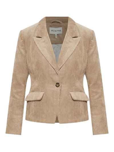 CORDUROY SINGLE-BREASTED BLAZER