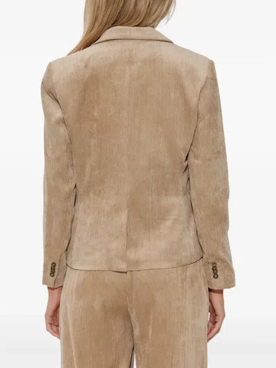 CORDUROY SINGLE-BREASTED BLAZER