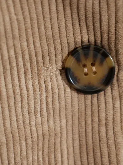 CORDUROY SINGLE-BREASTED BLAZER