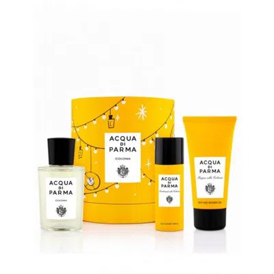 Acqua Di Parma Men's Colonia Gift Set Fragrances 8028713250736 In Transparent