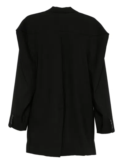 Viktor & Rolf Wool Double-breasted Blazer In Black