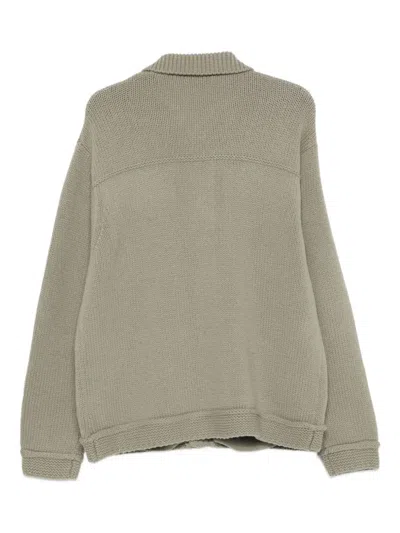 Drykorn Buttoned Patch-pocket Cardigan In Green