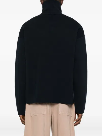 拉链领针织毛衣